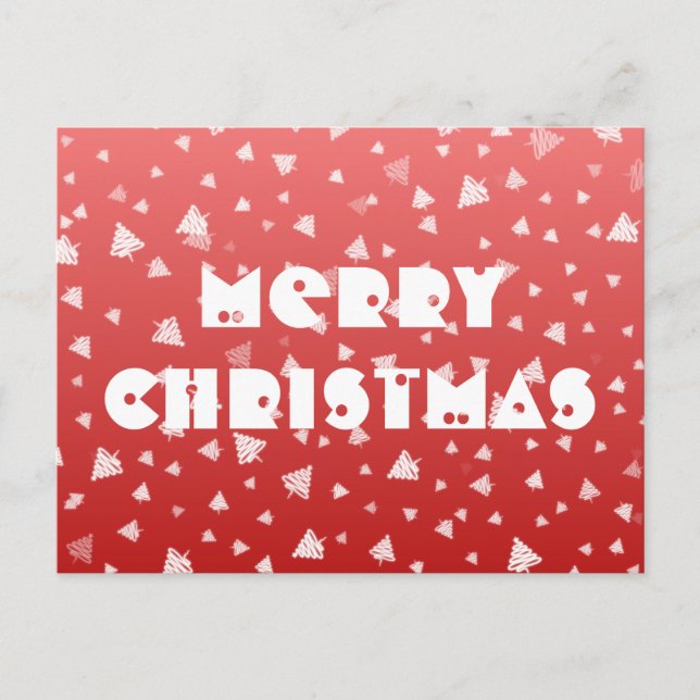 Postal de árbol de Navidad (Anverso)