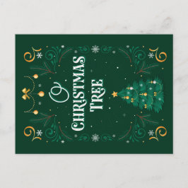 Postal de árbol de Navidad