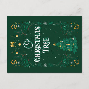 Postal de árbol de Navidad