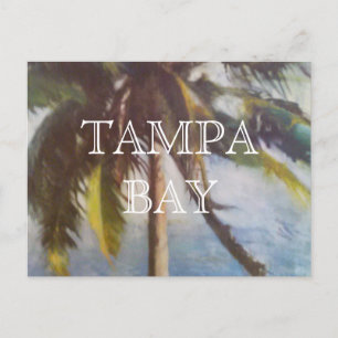 Postal de árbol de palmas de Tampa Bay