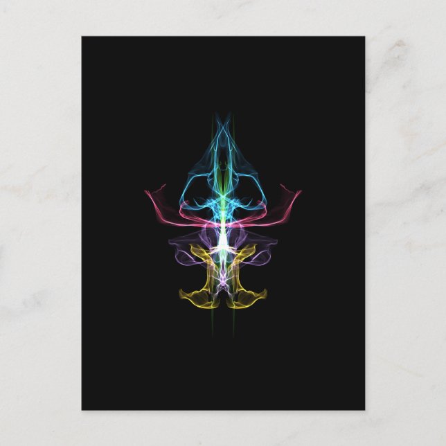 Postal de árbol eléctrico (Anverso)