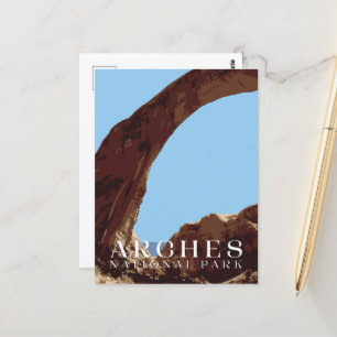 Postal de arcos, tarjeta de parque nacional