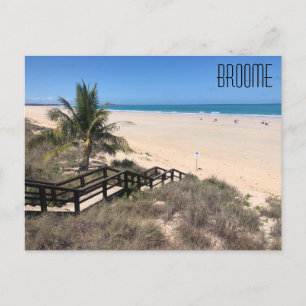 postal de arena de la playa por cable