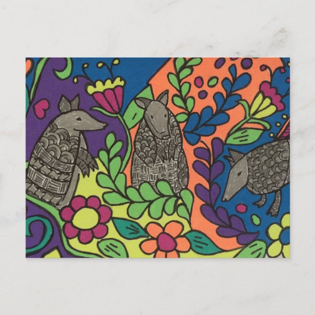 Postal de Armadillos (Anverso)