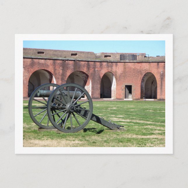 Postal de armas de Fort Pulaski (Anverso)