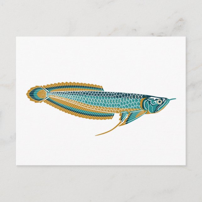 postal de arowana (Anverso)