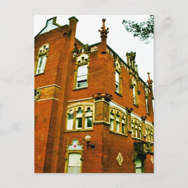 postal de arquitectura de Barcelona (Anverso)