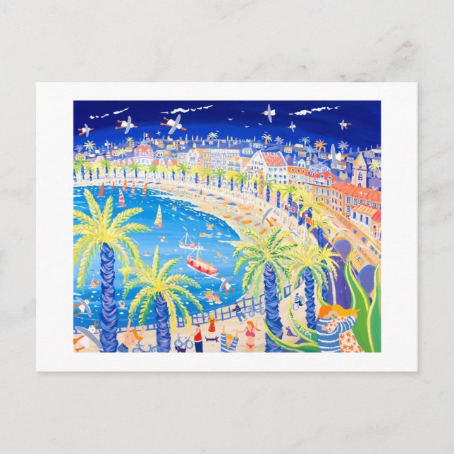 Postal de arte: Beso francés, bonito (Anverso)