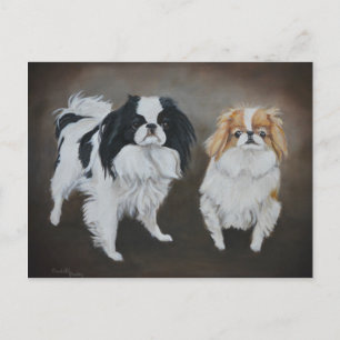 Postal de arte canino de Japón