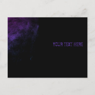 Postal de arte de barrido monocromo vintage