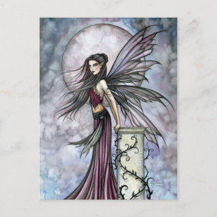 Postal de arte de fantasía de la hada de la tranqu