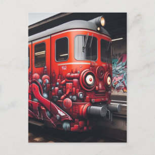 Postal de arte de graffiti