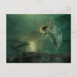 Postal de arte de hadas victoriano espiritual de l