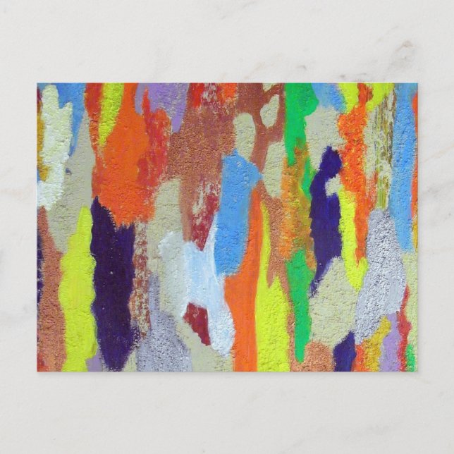 postal de arte de la alfombra de parches (Anverso)