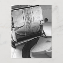 Postal de arte de la cocina de tostadora de época