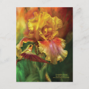 Postal de arte de la diosa del fuego