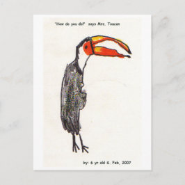 Postal de arte de la Sra. Toucan Kids