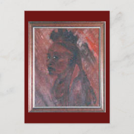 Postal de arte de las mujeres africanas