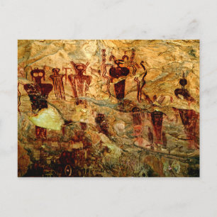 Postal de arte de rock de Utah