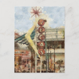 Postal de arte de Vegas