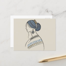 Postal de arte folclórico ucraniano