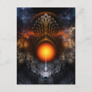 Postal de arte fractal de Dream Orb