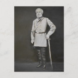 Postal de arte general Robert E. Lee