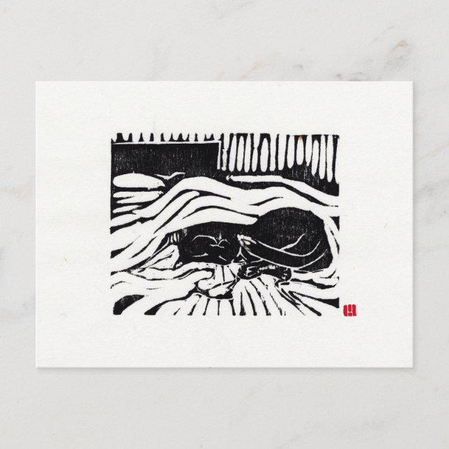 Postal de arte gótico original (Anverso)