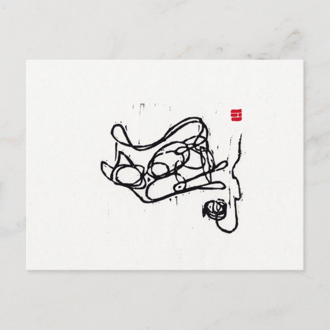 Postal de arte gótico original (Anverso)