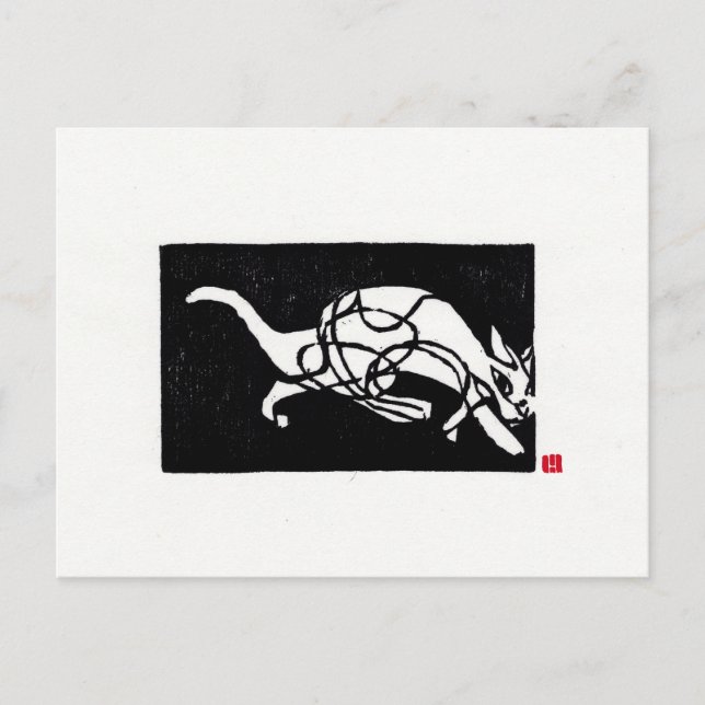 Postal de arte gótico original (Anverso)