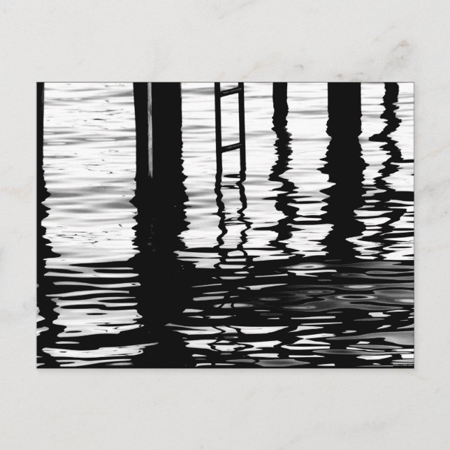 Postal de arte JTG "Dock Gray" (Anverso)