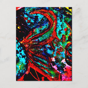 Postal de arte JTG "Fish Tail"