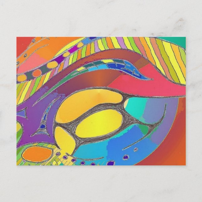 Postal de arte Organic Bold LifeScan (Anverso)