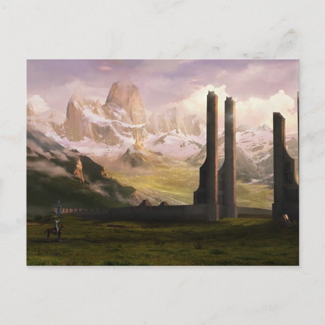 Postal de arte paisajístico (Anverso)