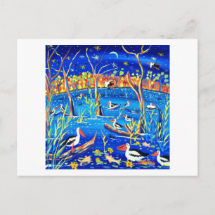 Postal de arte: Pelican Roost, Banrock Station