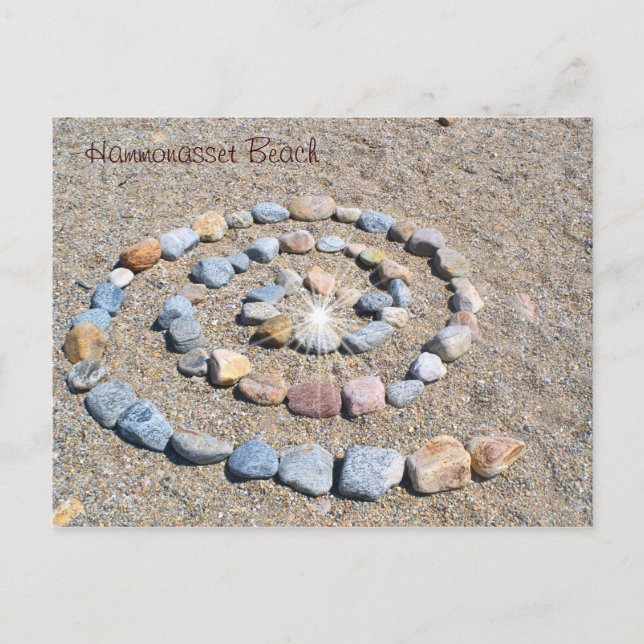 Postal de arte playero (Anverso)