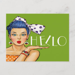 Postal de arte pop