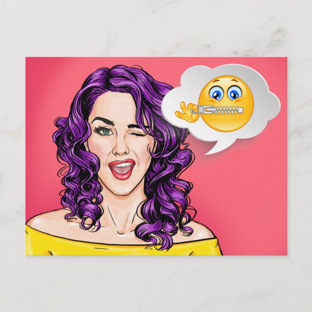 Postal de arte pop (Anverso)