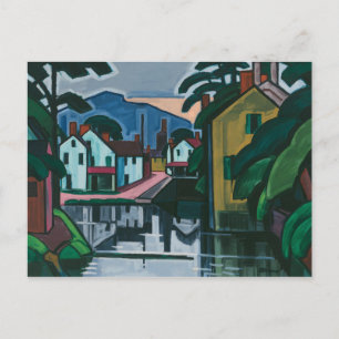 Postal de arte "Puerto del Canal Antiguo"