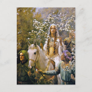 Postal de arte: Reina Guinevere