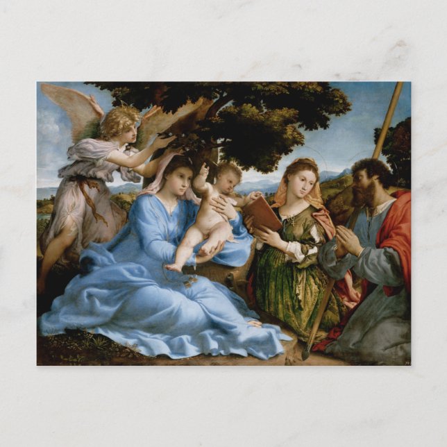 Postal de arte religioso (Anverso)