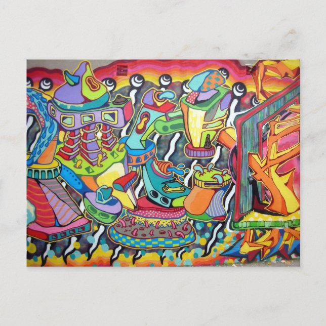 postal de arte urbano (Anverso)