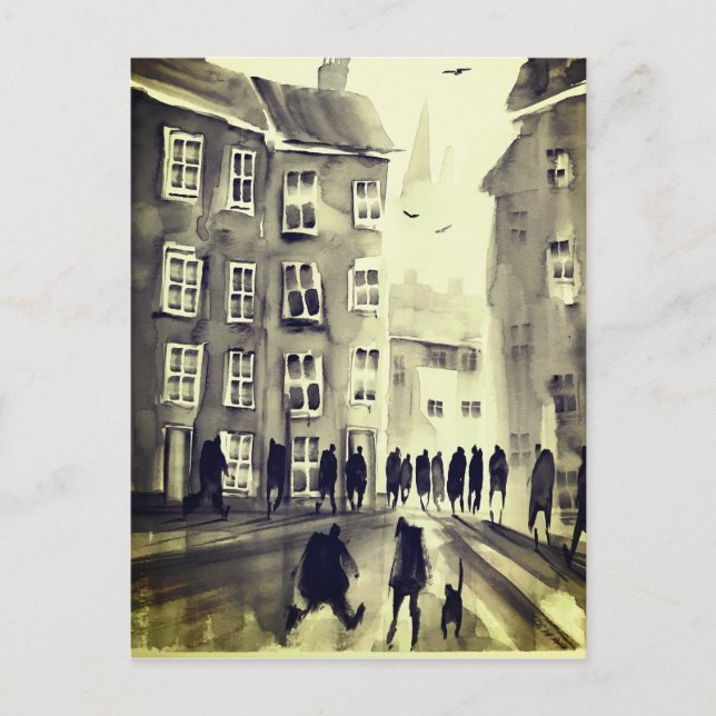 Postal de arte urbano colorida #12 (Anverso)