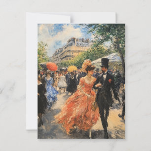 Postal de arte vintage de Renoir