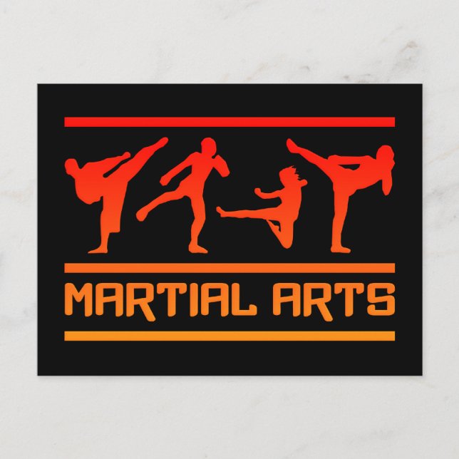 Postal de artes marciales - personalizar! (Anverso)