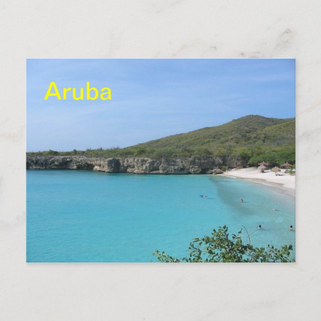 Postal de Aruba (Anverso)