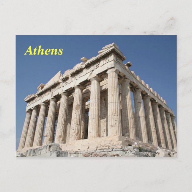 Postal de Atenas (Anverso)