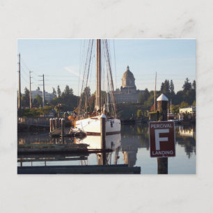 Postal de aterrizaje percival, Olympia, Washington