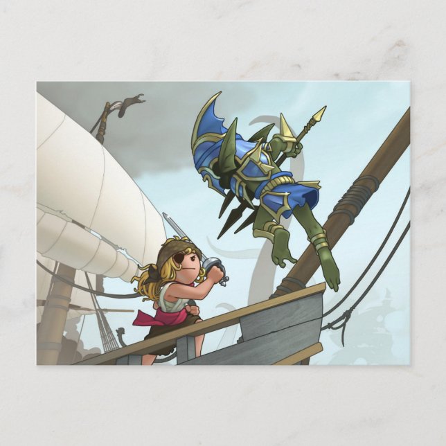 Postal de Atlantis (Anverso)