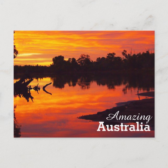 postal de Australia asombrosa (Anverso)